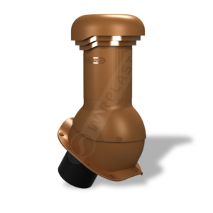 Вентиляційний вихід W-13 Wirovent Perfekta R Pro Ø 125 мм ⁇ Wirplast ⁇ Глиняний коричневий 8003