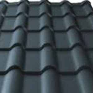 Металочерепиця RAL 9005 Крон Прушинські 0,5 мм