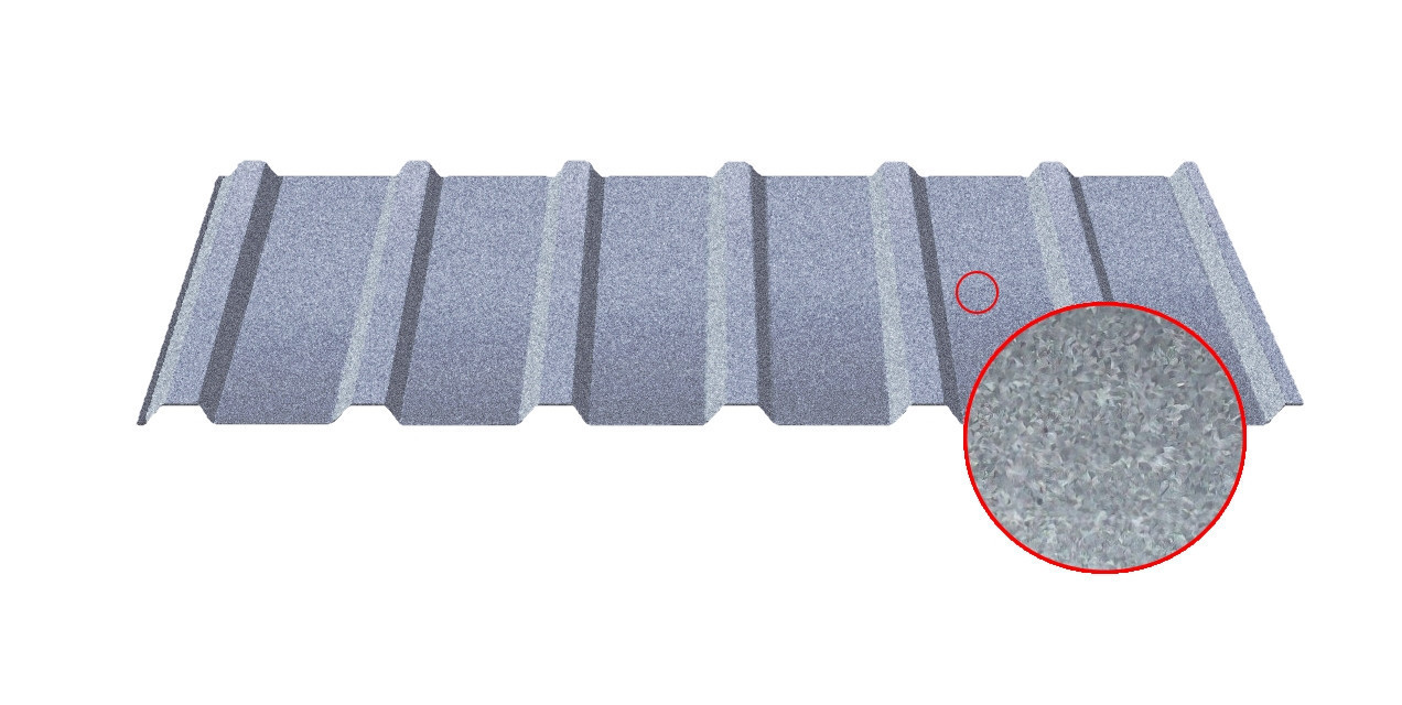 Профнастил С-18 Al-Zn 0.45 покрівельний