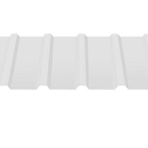Профнастил покрівельний С-18 колір 9003 — білий, глянець 0.5 мм