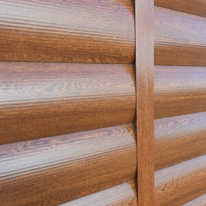 Металевий Сайдинг  ⁇  370 мм  ⁇  Блок-хаус  ⁇  золотий дуб  ⁇  China  ⁇  Дах-Сервіс  ⁇