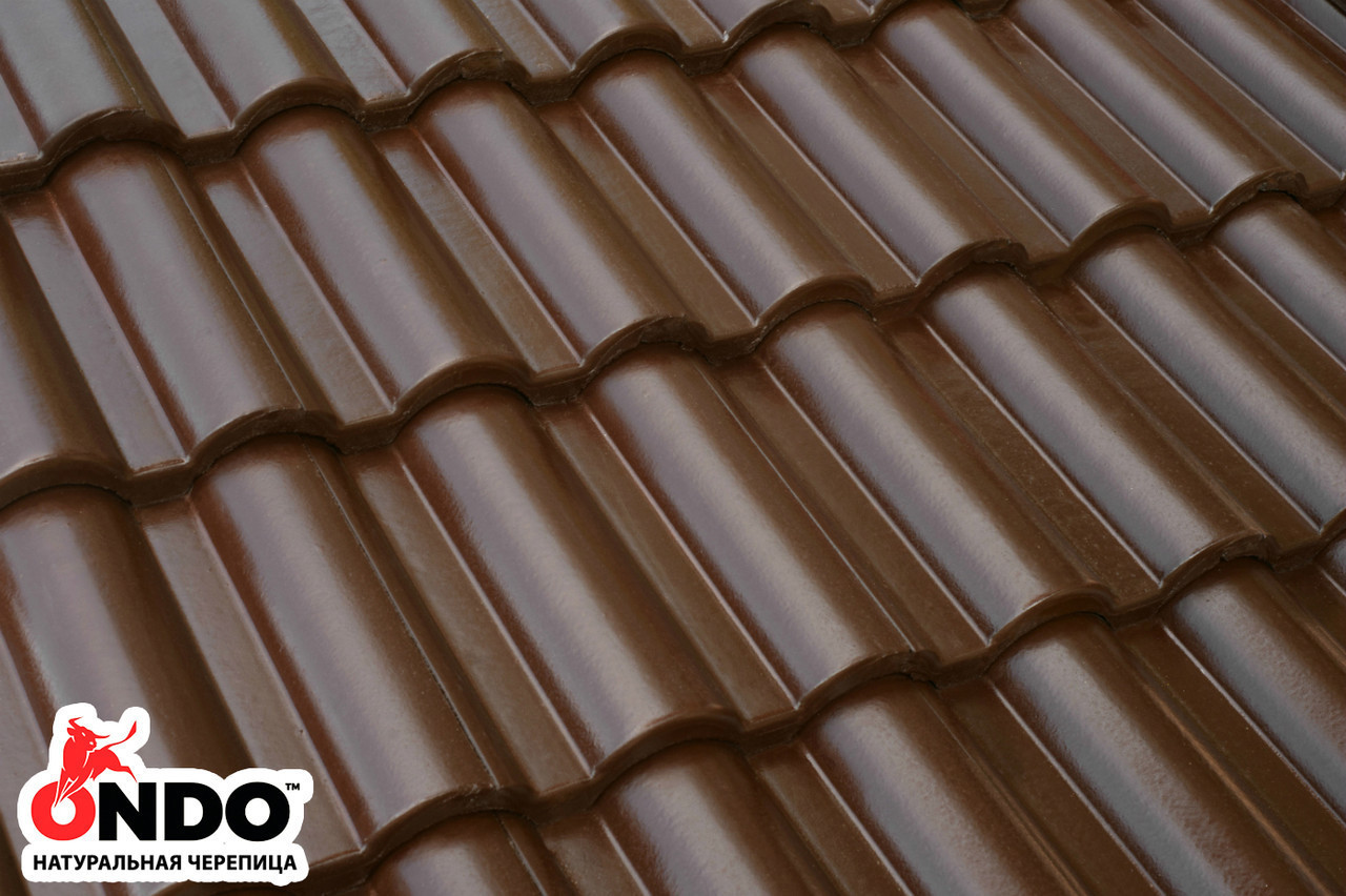 Натуральна черепиця ONDO Marron (ОНДО коричневий)