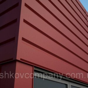 Металосайдинг фасадні панелі "Комплект". 0.5 мм, Польща Arcelor Mittal, РЕ-полієстер