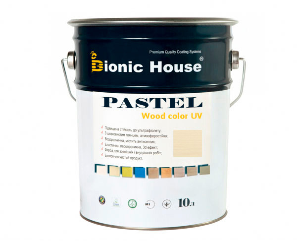 Фарба для дерева Pastel Wood Color ⁇ Bionic-House ⁇ 10 л ⁇ Капучино Р-203