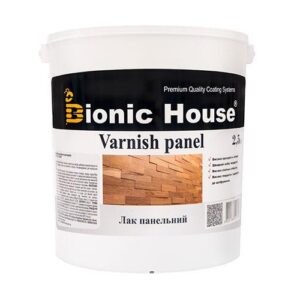 Лак для дерева панельний Bionic-House 2,5 л Безбарвний Напівматовий