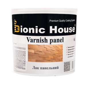 Лак для дерева панельний Bionic-House 0,8 л Безбарвний Матовий