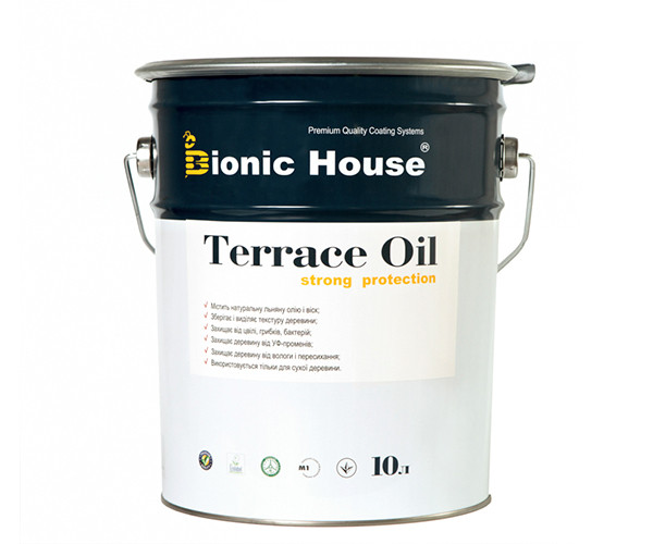 Терасна олія Bionic-House 10 л Безбарвний