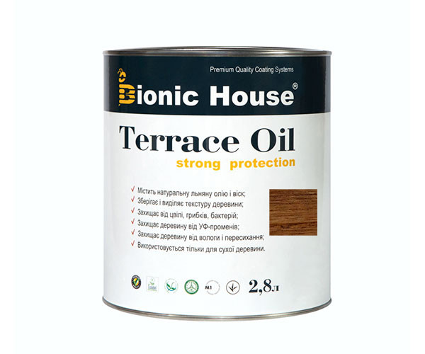 Олія для терасу Bionic-House 2,8 л Палісандр