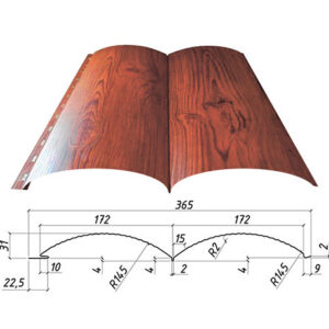 Металосайдинг Стальбрус "СТАЛЕКС ПРОФІ" Венге браун