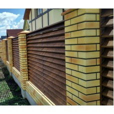 Двошаровий паркан Жалюзі SMART 40/120 ВЕНГЕ