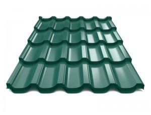 Металочерепиця Modern (Модерн) ArcelorMittal 0,5 Ral 6005