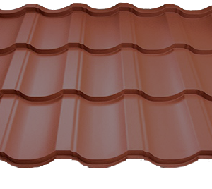 Металочерепиця Modern (Модерн) ArcelorMittal 0,5 Ral 8017 MAT