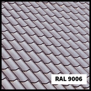 Металочерепиця Rauni Premium RAL 9006 PE 0,45 мм