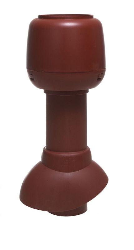 Вентиляційний вихід Vilpe® 110/300 Н + ковпак Бордо