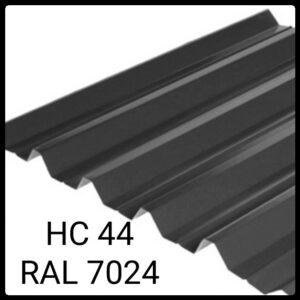 Профнастил Покрівельний / НС-44 / RAL 7024 / 0,45 мм - PEMA