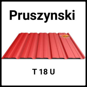 Профнастил для покрівлі Т-18 Blachy Pruszynski / 0,45 мм / RAL 7024 PEMA
