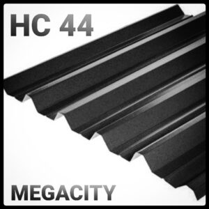 Профнастил НС-44 / RAL 9005 / 0,45 мм (Корея) SeaHSteel