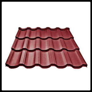 Металочерепиця Модерн "Тайл" 0,5 мм Ral 3005