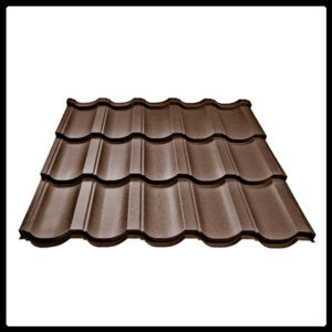 Металочерепиця Модерн "Тайл" 0,5 мм Ral 8017