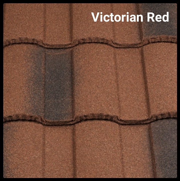 Композитна черепиця Metrotile Roman (Victorian Red )