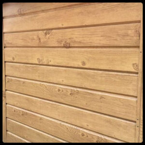 Сайдинг металевий Фальшбрус # 1, колір вільха структурна ДахСервіс.