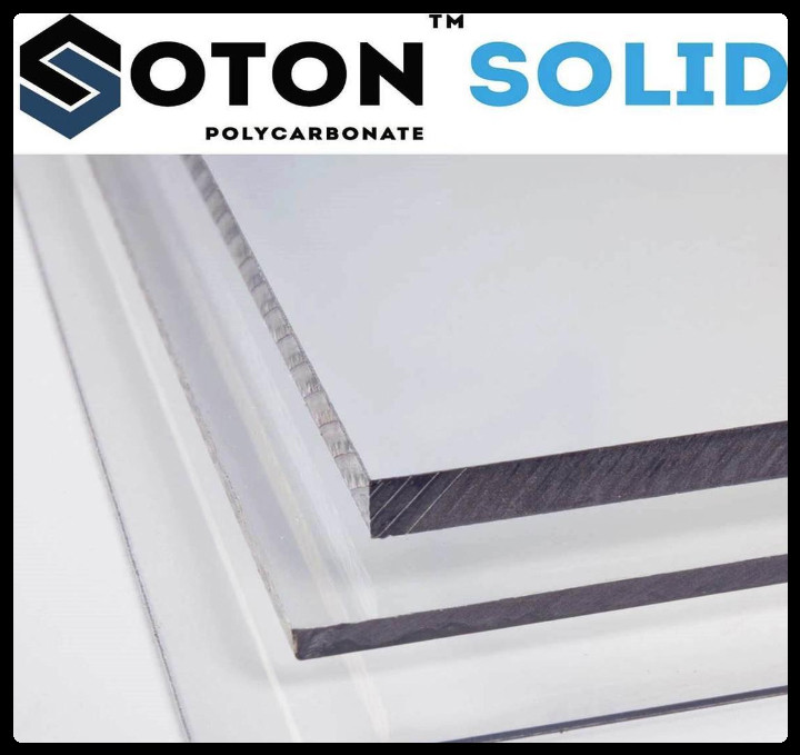 Монолітний полікарбонат — Soton SOLID 4 мм (прозорий)