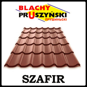 Blachy Pruszynski , металочерепиця ,szafir 0.5 мм РЕ 25 mk RAL 5005, 8016,3005,6005
