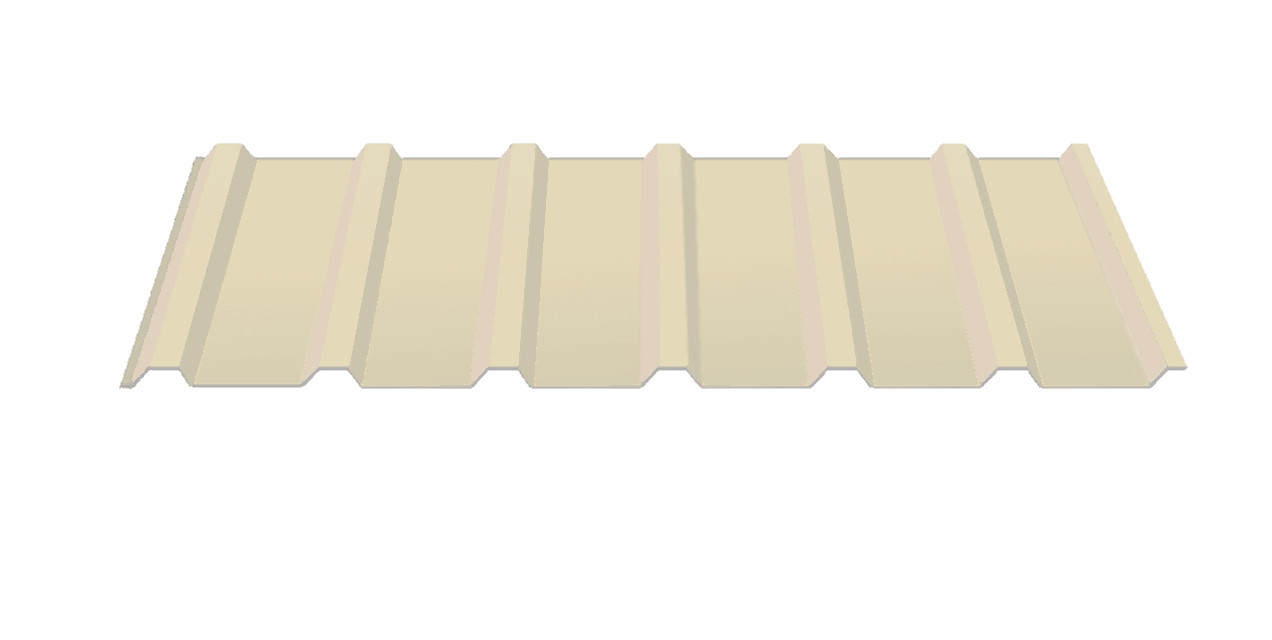 Профнастил С-18 RAL 1015 (бежевий) PE 0.45 покрівля