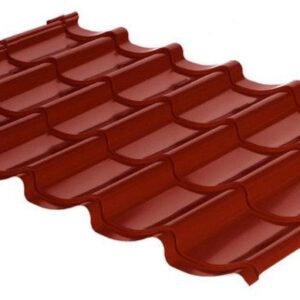 Металочерепиця — Rauni Mini ⁇ RAL 3011 ⁇ 0,45 мм