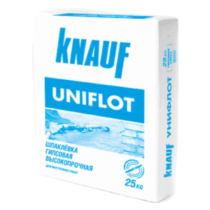 Шпаклівка фінішна гіпсова Кнауф Уніфлот (Knauf Uniflot) 25 кг