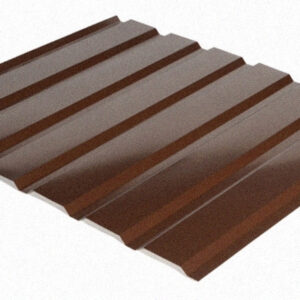 Профнастил С-18 RAL 8017 (коричневий) МАТ 0.5 фасад