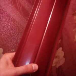 Штакетник RAL-3005 Напівкруглий діаметр 10.5 см ДахСервіс.