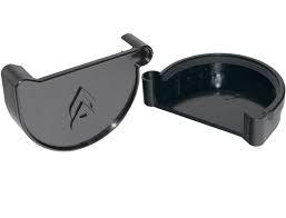 Заглушка ринви права ProAQUA Ø 150 мм графіт (Система 150/110)