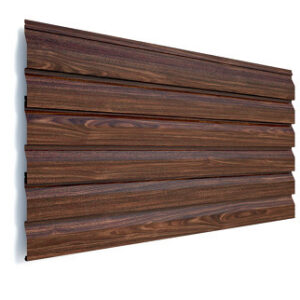 Металосайдинг — Корабельна дошка Printech (дуб венге) 0.4 мм/ Китай