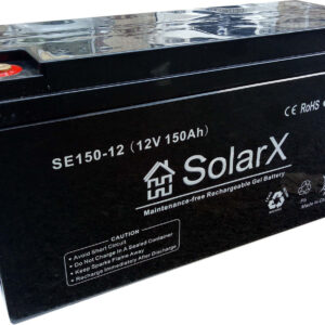 Гелевий акумулятор SolarX SXG150-12 (12V 150Ah)