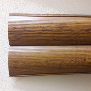 Металосайдинг Блокхаус Золотий Дуб 3-Д "Крапник сталь" Запоріжжя