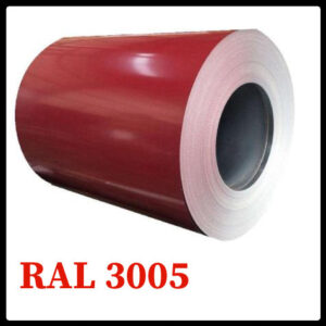 Рулонна сталь Sea HyperTM Корея 0,45 мм — гладкий лист із полімерним покриттям PE 25 мікронів бордовий, PE