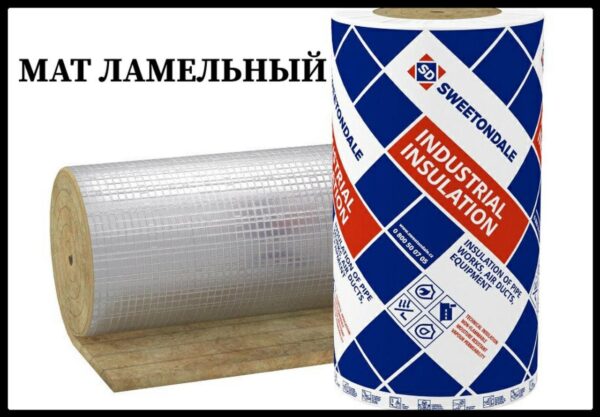 ⁇  Мат ламельний 25 мм ТН 35 (12000х1200) 14,4 м2/в 1 пачці.