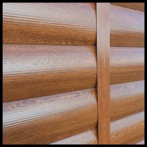 Металосайдинг Сруб ⁇ Золотий дуб ⁇ Китай 0.4 мм