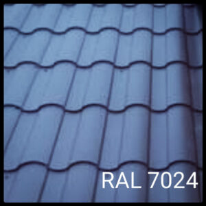 Металочерепиця Тревізо 0,45 мм / RAL 7024
