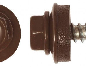 Саморіз покрівельний 19 мм у метал RAL 8019