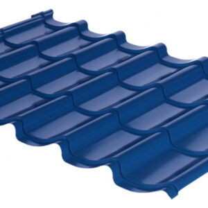 Металочерепиця Мегасіті RAL 5005 (синя) 0,45 MINI метал Китай