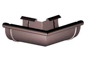 Кут жолоба зовнішній Gamrat Ø125 (Система 125/90)