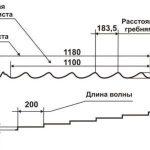 Металочерепиця Rauni Mini (колір 3005, глянець)