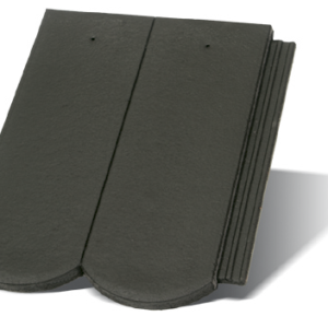 Ланцюгово-піщана черепиця Рундо (колір Антрацит)