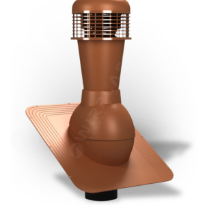 Вентиляційний вихід WirPlast Standard K42 з електровентилятором 110 мм Коричневий 8017 Мідно-коричневий 8004