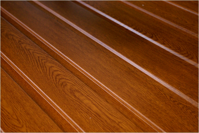 Профнастил С 8 під дерево / золотий дуб / 0.4 мм