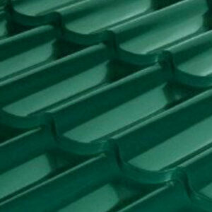 Металочерепиця Антиб 0,5 мм мат RAL 6020 Італія (Arvedi)