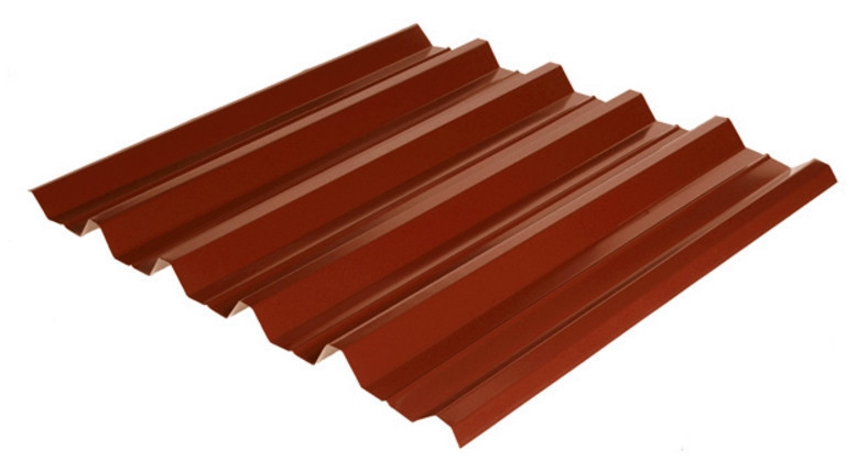 Профнастил НС-44 / RAL 3011 / 0,45 мм