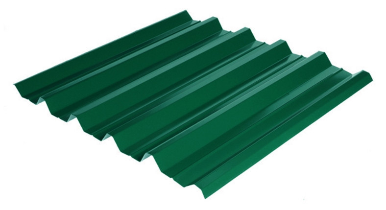 Профнастил T.R.COMPANY / НС-44 / RAL 6005 / 0,45 мм